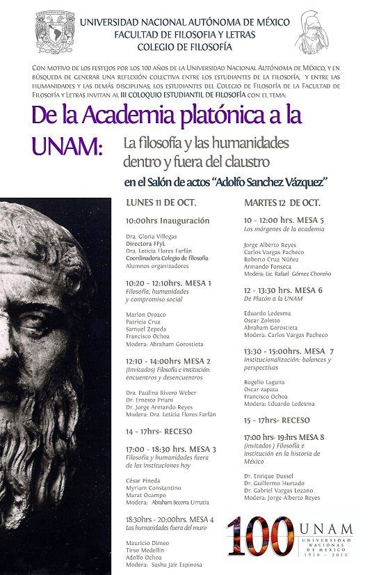 Coloquio de la Academia a la UNAM