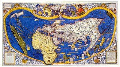 Mapa Waldseemuller de 1507 Mapa Waldseemuller de 1507