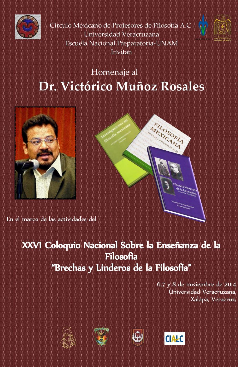 Homenaje Victórico Muñoz Rosales