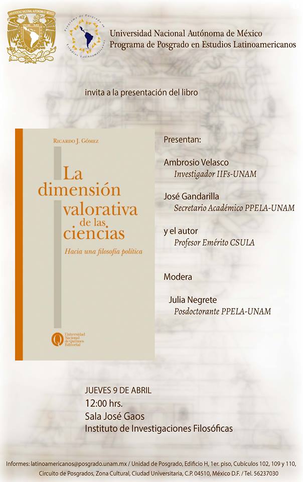 libro dimension valorativa