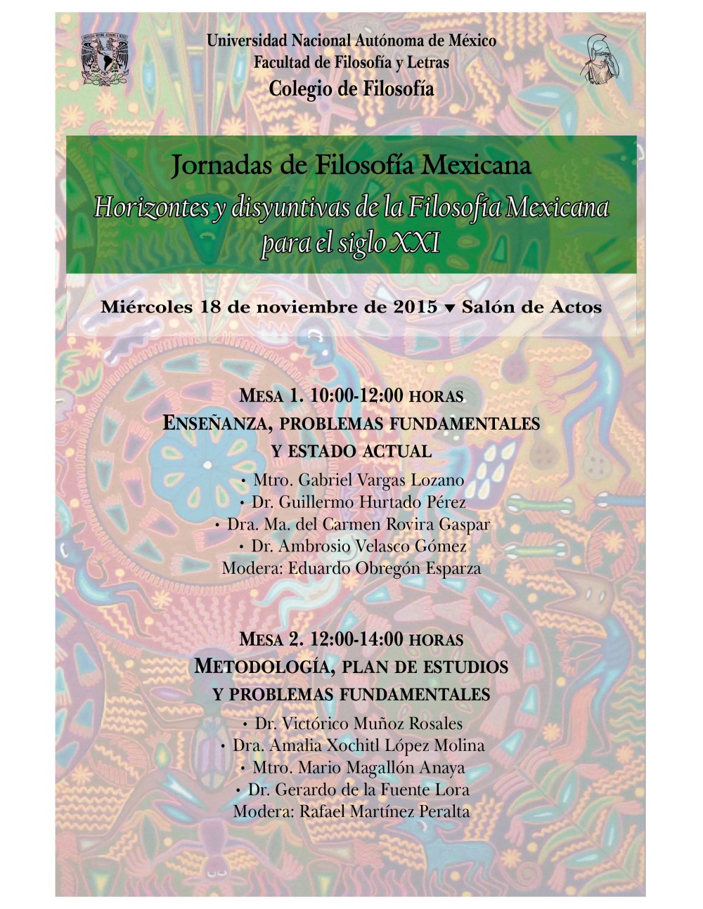 Jornadas Filosofía mexicana