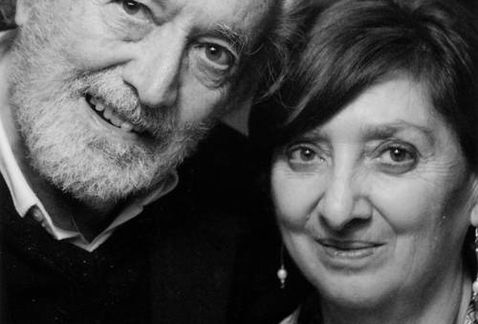 Fernanda Navarro con Luis Villoro (Archivo Fernanda Navarro)