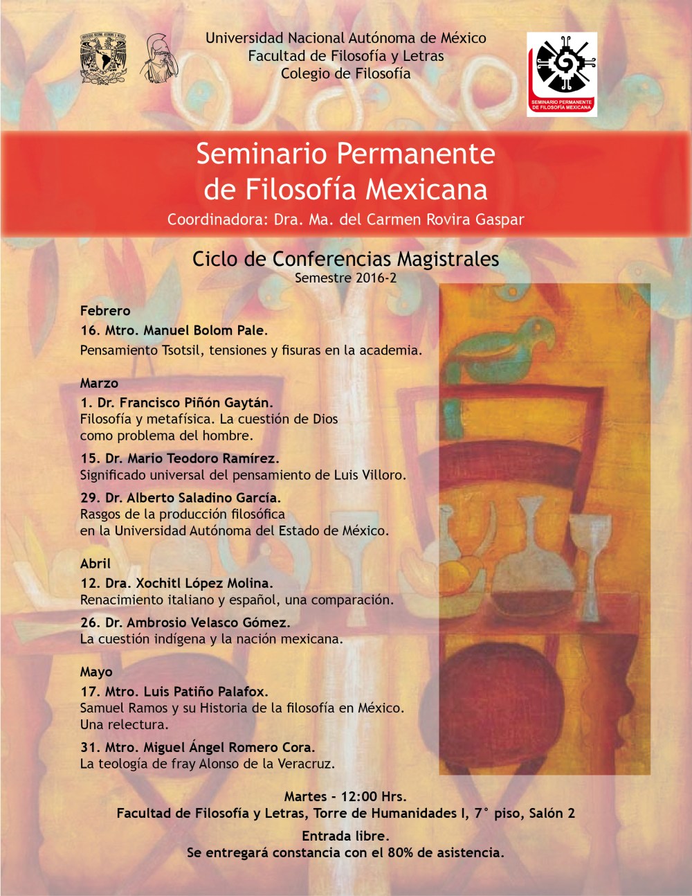 Conferencias Magistrales 2016-2