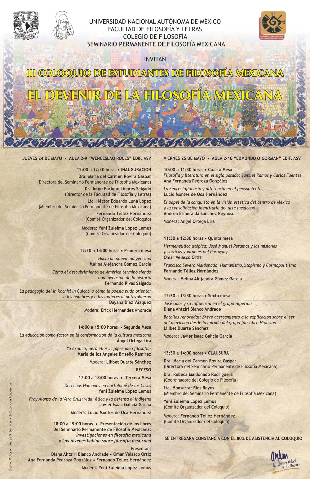 Cartel III Coloquio de Estudiantes