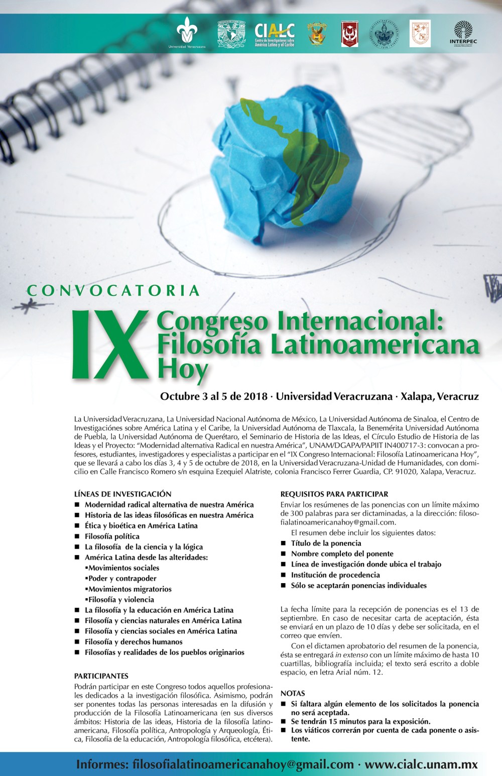 IX CONGRASO FIL LAT HOY