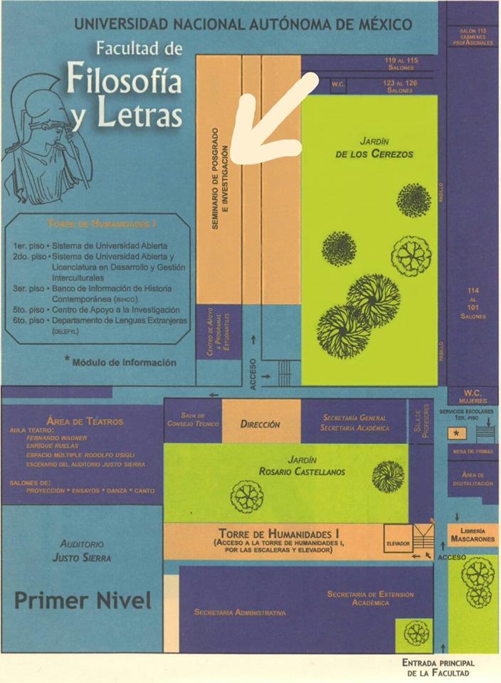 Mapa FFyL-UNAM